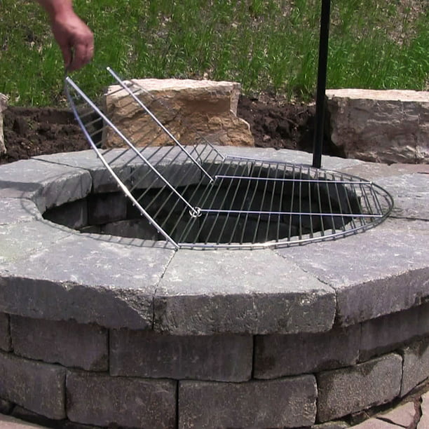 Sunnydaze Outdoor Fire Pit Cooking, Large Grill Grates For Fire Pits