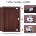 thumbnail image 4 of 10 Pcs Attrapes de Porte d'Armoire, Double Rouleau pour Armoire, 4 of 5