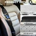 thumbnail image 5 of Uorisanigo Blue Butterfly Golden Moon Soft Seat Belt Cover Pad Furry Flannel Seat Belt Shoulder Strap Covers Comfortable Driving Shoulder Strap Pads 2 PCS with All Cars and Backpacks, 5 of 7