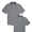 Grey Heather, variant on Toddler Boys School Uniform Short Sleeve Pique Polo Shirt, 2-Pack, Sizes 2T - 5T