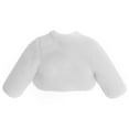 thumbnail image 2 of Ekidsbridal White Faux Fur Capes Junior Flower Girl Bolero Cozy Fur Jacket 3, 2 of 3