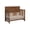 Walnut, variant on Suite Bebe Reign 4-in-1 Island Crib in Washed Natural