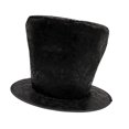 thumbnail image 4 of Sombrero de copa alto de 7,87" para festivales de moda, steampunk, cosplay, fiestas, bailarines, magos. Gamuza negra, 4 of 9