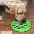 thumbnail image 5 of Anti-Choke Silicone Dog Slow Feeder Bowl with Honeycomb Design - Non-Slip Suction Cups, Durable Pet Feeding Dish for All Dog Sizes, Indoor/Outdoor Use, Includes Frosted Pouch & English Paper Card, 5 of 5