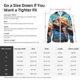 thumbnail image 5 of Uemuo Colorful Underwater Sea Turtle Pattern Women's Full Zip UPF 50+ Sun Protection Hoodie Jacket Long Sleeve Sun Shirt Hiking Outdoor Performance with Pockets-Medium, 5 of 9