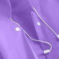 thumbnail image 6 of Cethrio Kids Boys' Rain Jackets, Mid-length Loose Waterproof Hooded Kids Raincoat Purple Size 3-14 T, 6 of 6