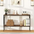 thumbnail image 2 of Costway Narrow Console Table 2-Tier Entryway Table with Storage 2 Support Bars Sofa Table, 2 of 10