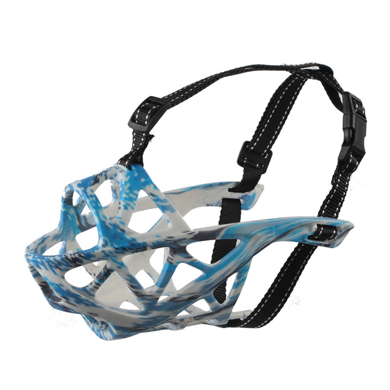Dog Muzzle Tearresistant Grille Adjustable Antibite Anti Chewing Dog