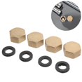 thumbnail image 5 of Brass Female Pipe Cap for Plumbing Use Durable 12Pcs Set in Golden Color, 5 of 5