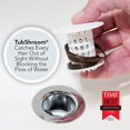 thumbnail image 2 of Colador para desagüe TubShroom atrapapelos blanco 6 x 6 cm, 2 of 8