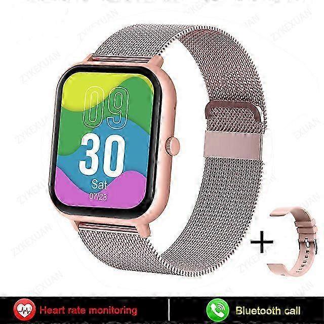 2024 Smart Watch Adult Heart Rate Fitness Tracker Bracelet Watch Bluetooth Call Waterproof Sports Smartwatch For Android IOS