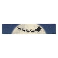 thumbnail image 2 of MKHERT Santa's Sleigh Full Moon Table Runner for Wedding Party Banquet Decoration 14x72 inch, 2 of 3