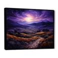 thumbnail image 2 of Designart "Hazy Nights In The Negev Desert Of Judaism I" Judaism Floater Framed Canvas Prints, 2 of 5