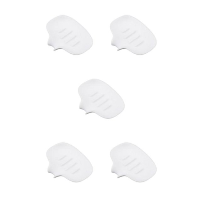 Billuyoard PP con de succión Jabón de ducha para platos para baño - Jabonera de succión fácil de limpiar con estilo para ducha Blanco Type2 NO2