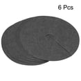 thumbnail image 3 of Unique Bargains 32cm Tree Mulch Ring Nonwoven Tree Protector Mat Plant Cover Black 6 Pack, 3 of 5