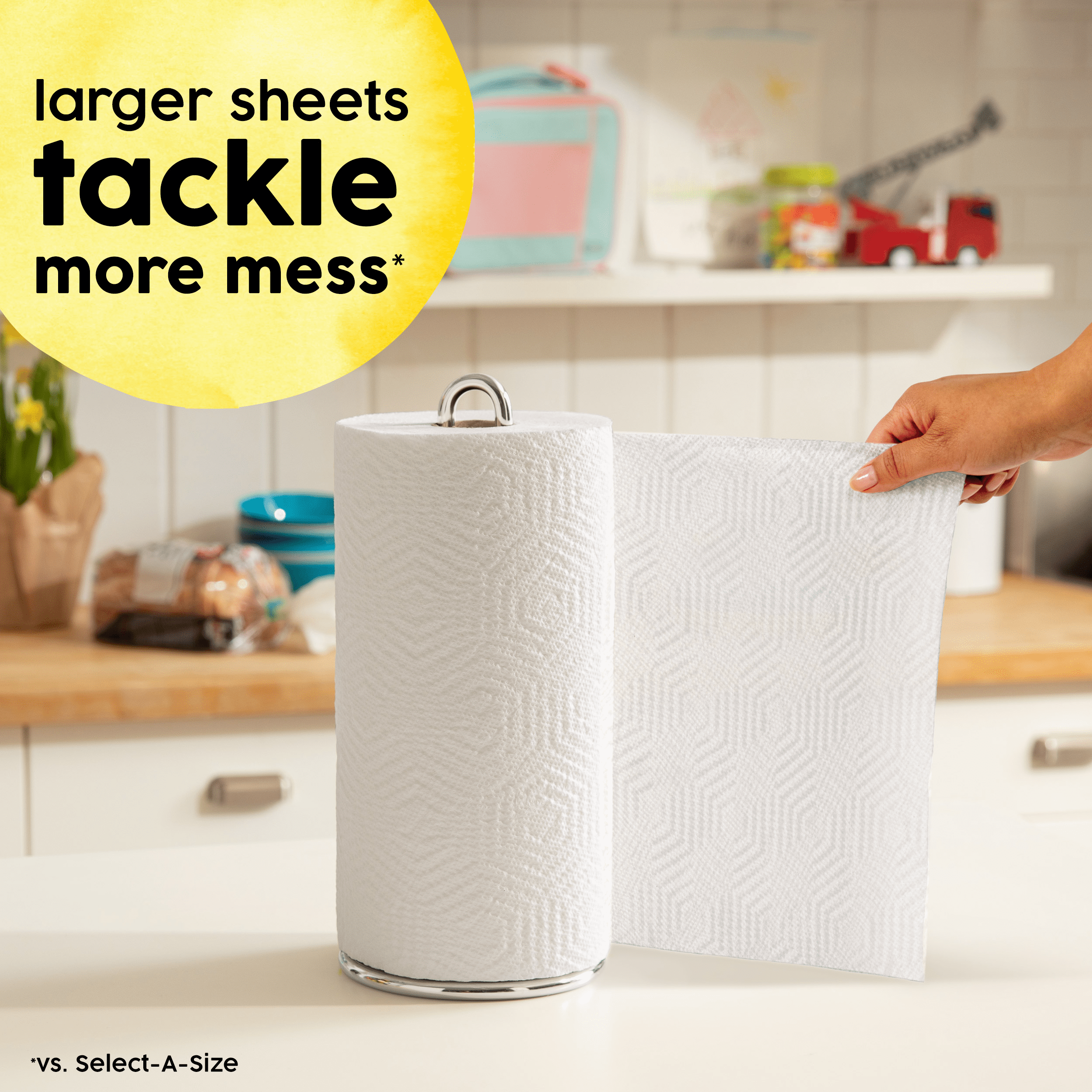 Bounty Paper Towels Select-a-Size, 6 Double Rolls
