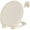 Beige, variant on Angol Shiold Wood Toilet Seat with Non-Slip Adjustable Hinges, Quiet-Close ( White, Elongated 18.5'' )
