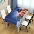 thumbnail image 6 of SKYSONIC 54"X54" Square Tablecloth with Magical Lantern On Snow with Christmas Prints, Anti-Wrinkle and Smooth Table Cloth for Kitchen/Home Wedding Decoration, 6 of 7