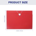 thumbnail image 2 of unbranded Roja Para Documentos Uso Oficina Organizador Portátil Para Almacenamiento, 2 of 5