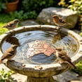 thumbnail image 1 of Bird Bath Plate Decorative Purification Plate with Support Points Natural All Weather Water Suitable for Outdoor Bird Bath Tubs and Bowls Multiple Choices, 1 of 5