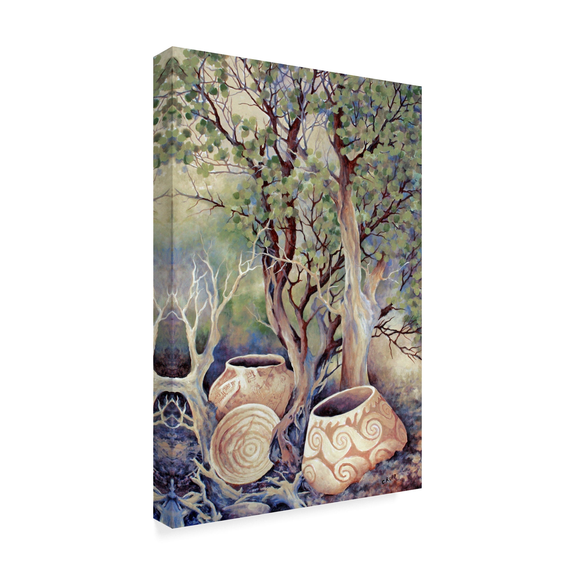 Trademark Fine Art 'Ceramic Pottery' Canvas Art by Carol J Rupp