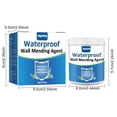 thumbnail image 2 of EGNMCR Revêtement Transparent, Agent Super Fort Agent Invisible, Scellant Isolant Imperméable Transparent Réparation de Fuite 100ml Agent Imperméable, 2 of 8
