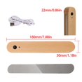 thumbnail image 3 of Magnetic Wooden Led Night Light Self-adhesive Rechargeable Motion Sensor Lights, 3 of 5