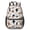 Basketball and Wow White Pattern, variant on Basketball and Wow White Pattern 17" Waterproof Oxford School Backpacks for Teens, S-Shape Padded Straps, for School, Travel, Hiking, Camping
