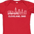 thumbnail image 4 of Inktastic Cleveland Ohio Skyline Boys or Girls Baby Bodysuit, 4 of 5