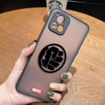 thumbnail image 3 of Matte Case for VIVO Y93 Y91C Y91 Y85 Y77 Y76 Y75 Y73 Y72 Y71 Y53 Y52S Y50 Y35 Y22 Y21 Y20 4G 5G Case Marvel Logo Lron Spider-Aan, 3 of 5