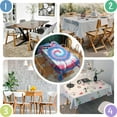thumbnail image 4 of Colorful Tie Dye Pattern Rectangle Tablecloth 60"x84",Waterproof Polyester Rectangle Table Cloth, Wipeable Spillproof Polyester Tablecloth for Dining, Camping, Indoor and Outdoor, 4 of 5