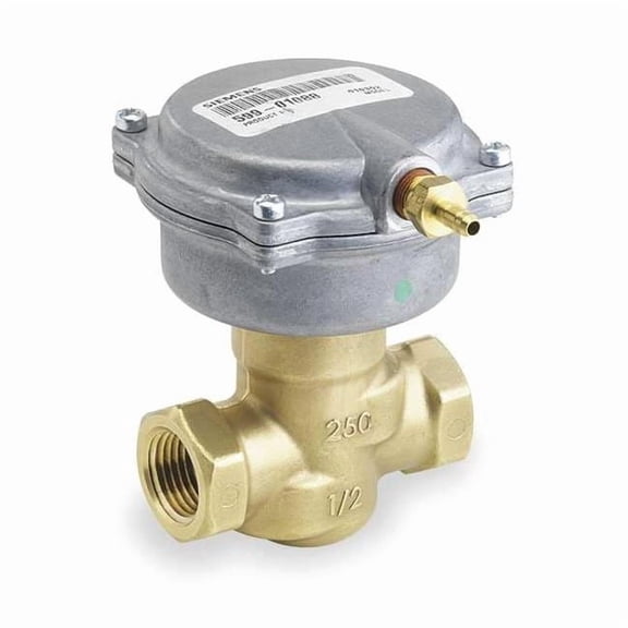 Siemens Pneumatic Control Valve, NC, Brass 256-02008