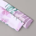 thumbnail image 4 of Girls Rash Guard Swimsuit Ruffle Floral Pattern Long Sleeve Sun Protection Toddler Bathing Suit 3-6 Months, 4 of 6