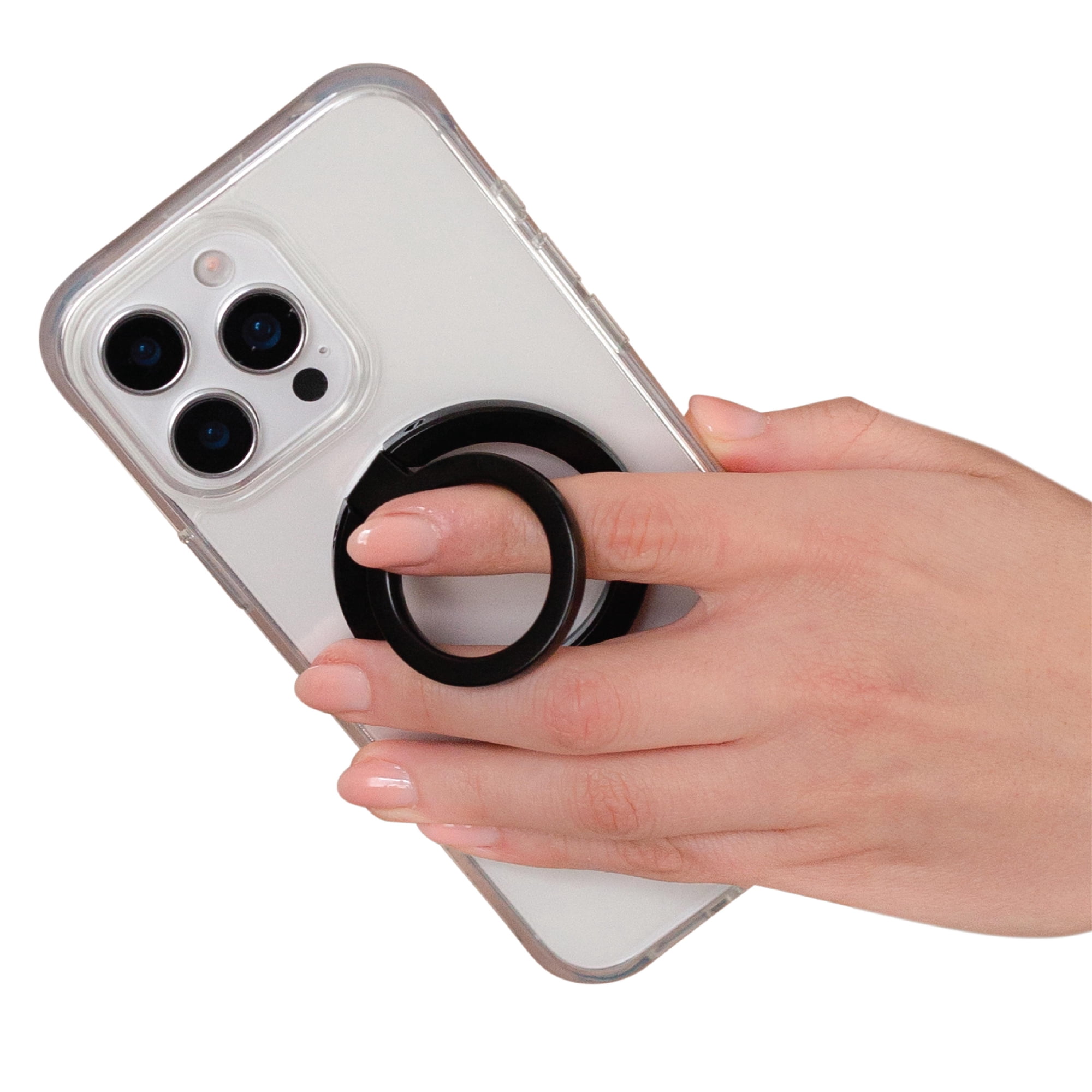 Karma by Body Glove Magnetic Ring Phone Grip and Stand with MagSafe Compatibility - Black