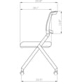thumbnail image 5 of Lorell LLR41848 Nesting Folding Chair, Black, 5 of 7