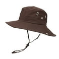 thumbnail image 2 of Unisex Wide Brim Boonie Hat Bucket Sun Hat Outdoor Fishing Hiking Casual Style, 2 of 4