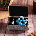 thumbnail image 4 of Rdeghly Jewelry Container, Zinc Alloy Jewelry Box, For Earrings Bracelets Necklaces Rings, 4 of 8