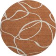 thumbnail image 2 of Addison Rugs Mayfield Premium Machine Washable Transitional Swirls Paprika Round Rug, 8' x 8', 2 of 5