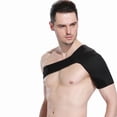 thumbnail image 2 of Adjustable Right Shoulder Support Strap for Sports: Lyca Rubber Foam Protector for Basketball, Badminton, Running, Cycling & Outdoor Activities – Relieves Strain, Stabilizes Joints, and Enhances, 2 of 5