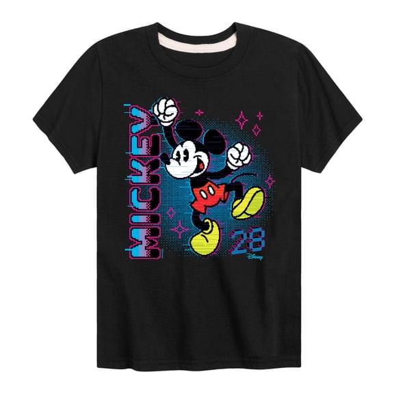 Disney - Mickey Press Start - Youth Boys Short Sleeve Graphic T-Shirt