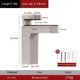 thumbnail image 1 of Abrazadera de vidrio para escalera, soporte plano para escalera, 2 uds. O un par, soporte de estante flotante de cromo pulido ajustable, resistente, 1 of 5