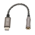 thumbnail image 3 of Cable de auriculares tipo Cto, amplificador de auriculares tipo C a 3,5 mm Adaptador de auriculares tipo Cto confiable y duradero, 3 of 8