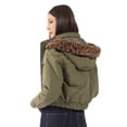 thumbnail image 4 of Chamarra Quarry Bomber Cuello Leopardo Para Mujer, 4 of 5