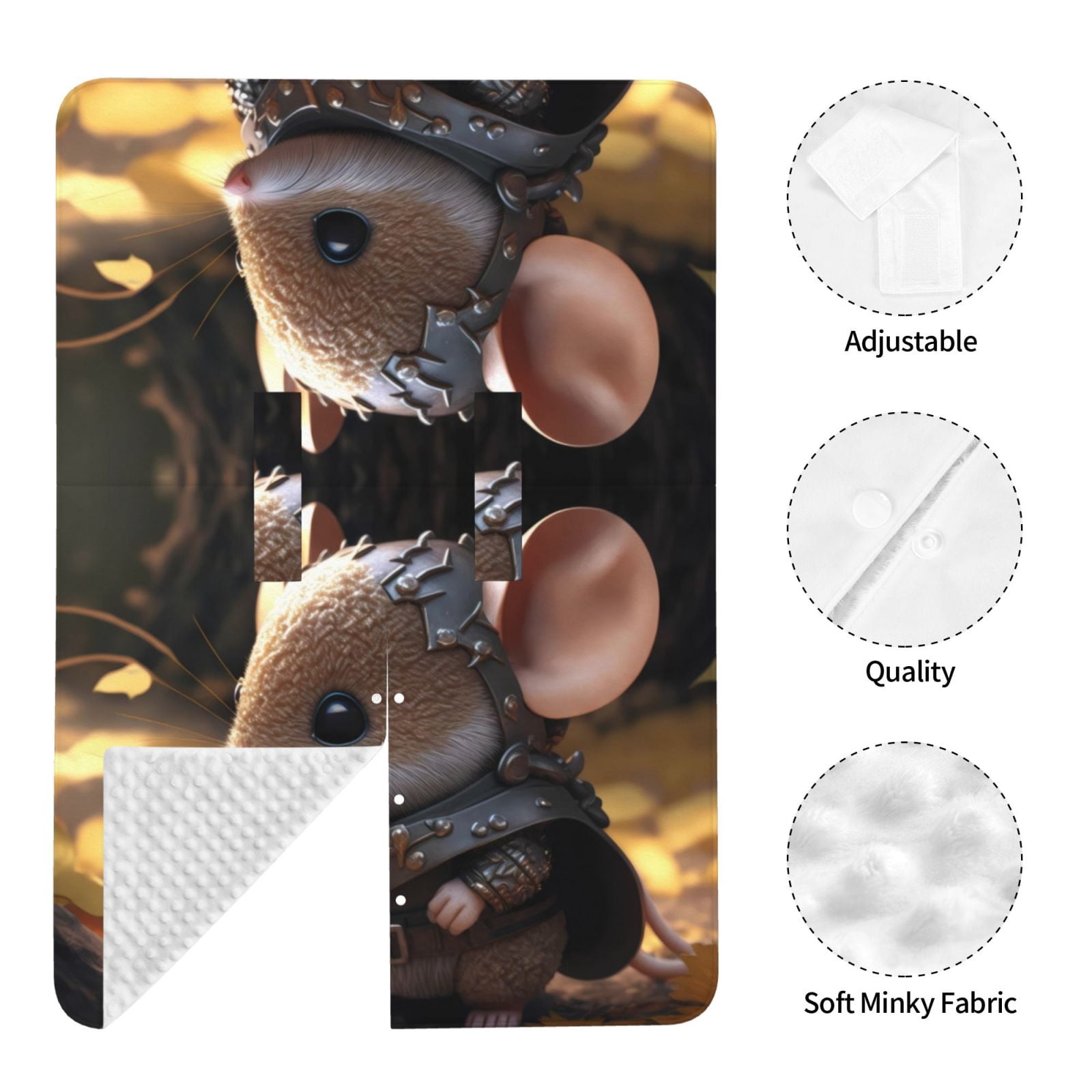 Car Seat Cover Baby - Cute Big-Eared Mouse Breathable Infant Car Seat Cover for Baby Carseat, Lightweight Comfort Baby Essentials Must Haves Newborn Stuff for Girl Boy