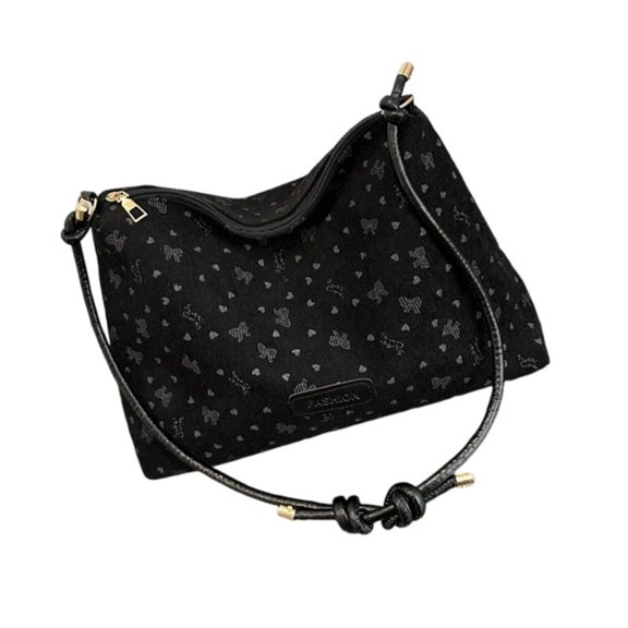 Corduroy Everyday Bag Adjustable Strap Handbag For Convenient Shoulder Carry