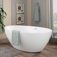 thumbnail image 5 of Altair Jolie 69" x 40" Freestanding Soaking Acrylic Bathtub, 5 of 8