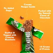 Barebells Vegan Plant Based Protein Bars with 15g High Protein, 1.9oz Bars, Hazelnut & Nougat - 12 Count
