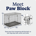 thumbnail image 5 of MidWest Homes For Pets Dog Crate Metal Wire Black 42 Inch Two-Door Foldable Large Breeds 1 Count, 5 of 10