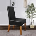 thumbnail image 2 of Rosnek PU Leather Dining Chair Cover Waterproof Wedding Banquet Chair Slipcovers, 2 of 5