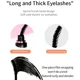 thumbnail image 5 of Máscara de pestañas negra resistente al agua 4D, gruesa, de secado rápido, que no deja marcas, maquillaje de ojos profesional de larga duración para mujeres, 5 of 5